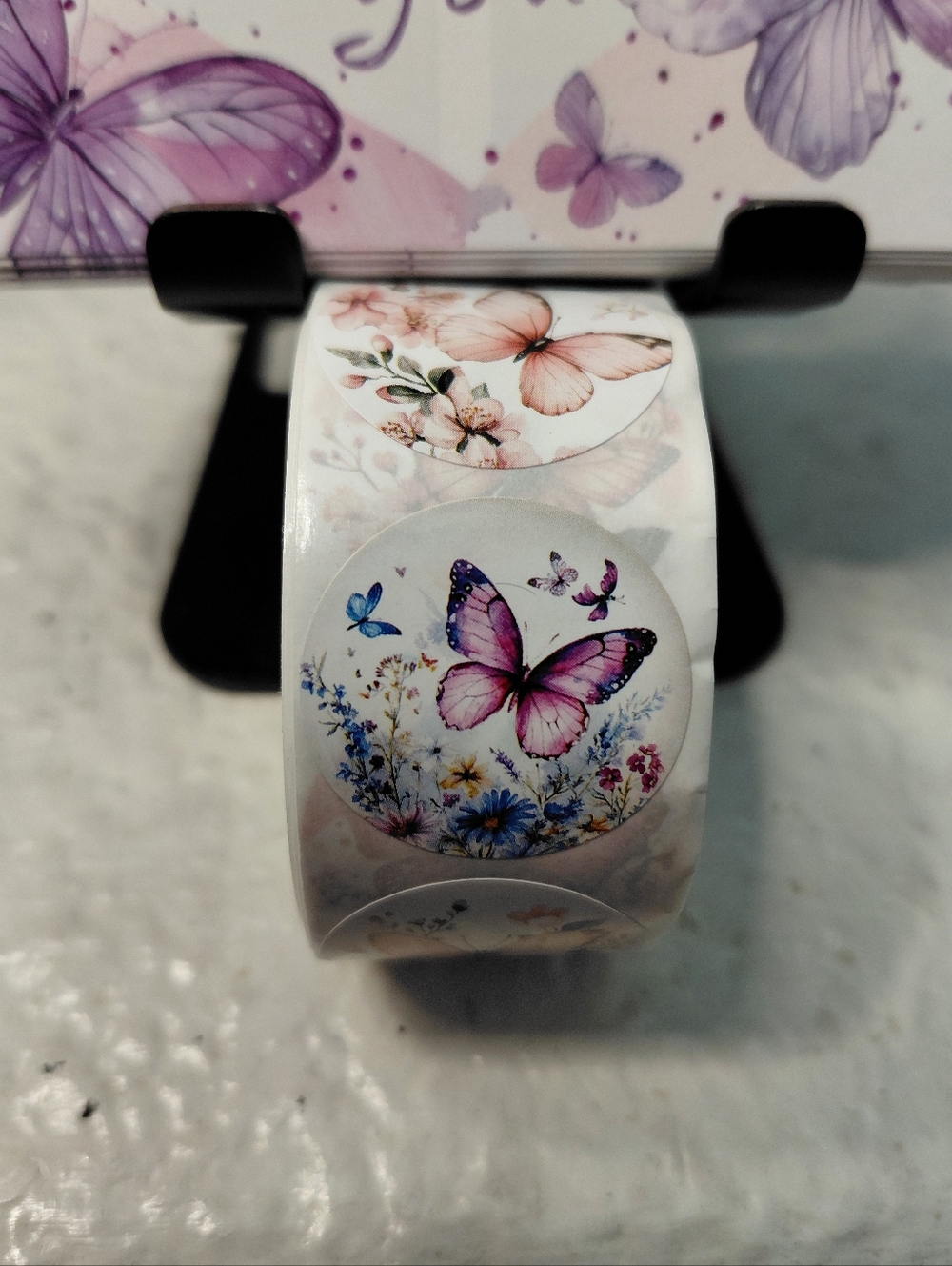 550ct. 50ct. Butterflies Thank You Cards/500ct.Stickers 3 Random Polys🦋LAST ONE - Picture 3 of 6